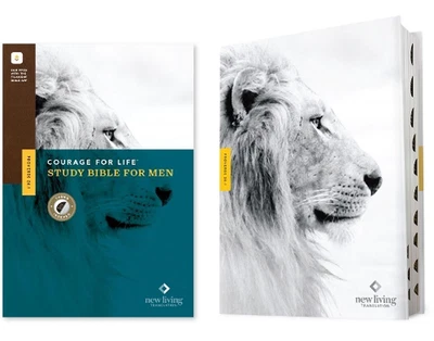 NLT Courage For Life Study Bible For Men Filament Edition By Courage For Life H • $99.49