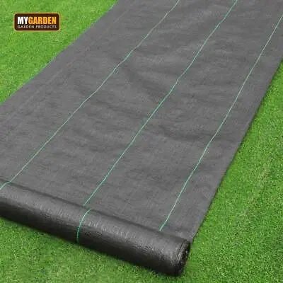 Heavy Duty Weed Control Fabric Membrane Ground Cover Sheet Garden Landscape Mat • £3.50