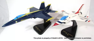 Lot 2 Model Planes F/a-18 Navy Blue Angels Hornet Usaf General Dynamics F-16 • $59.99