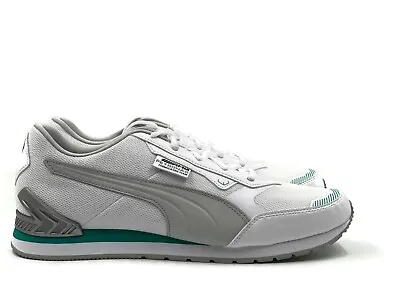 Puma Mercedes MAPF1 Track Racer Men Sz 11-12 Driving Shoe White Trainer Sneaker • $55.99