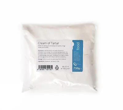 Cream Of Tartar 750g - For Baking High Quality Pure Food Grade Powder • £11.46