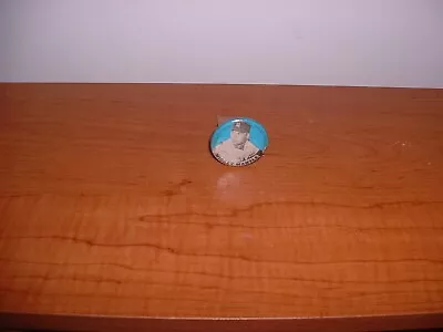 Vintage Mickey Mantle Blue Pm10 Stadium Pinback Button Pin Batting Left Handed  • $115