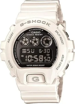 Casio G-Shock DW-6900NB-7DR DISPLAY Men's Watch Digital White Resin Band/Case • $89.99