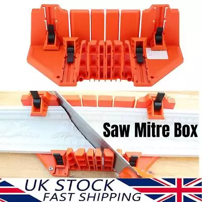 Saw Mitre Box Plastic Pruning Wood Cutting Hand Saw Hardware Tool 14  Clamp UK • £11.49