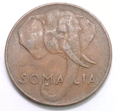 Somalia Roma 10 Centesimi 1950 Elephant Rare Old Coin • $0.99