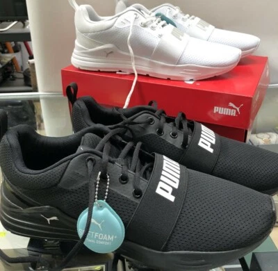 $49.99 • Buy Mens Mesh PUMA Wired Shoes, Sneakers, Joggers, Runners. White Or Black