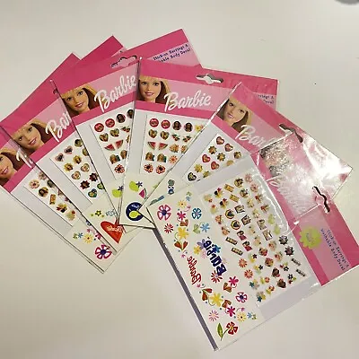 Vintage Barbie STICK-ON EARRINGS And Washable Body Decals Lot Of • $24
