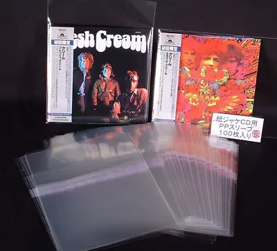 MINI LP CD Outer RESEALABLE Sleeve Japan Imported SelectSleeves 50 Pcs • $11.99