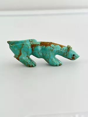 Mountain Lion Turquoise Zuni Fetish Carving - Andres Quandelacy • $135