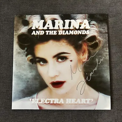 Marina And The Diamonds Signed Electra Heart Black 2LP Vinyl Record • $249.02