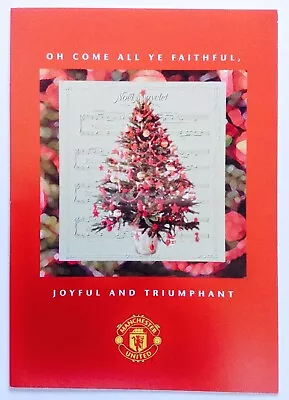 Manchester United FC Official Christmas Card Man Utd Xmas Memorabilia • £4.99