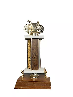 $8 • Buy Vintage Cycling Trophy / Bike Award Achievement