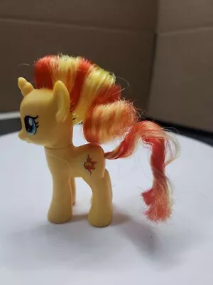 My Little Pony G4 Brushable 3  Sunset Shimmer W/ Gem Eyes 2010 • $14.50