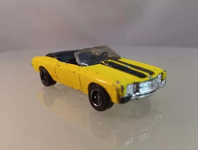 Matchbox 1971 Chevy Chevelle From Showroom Models 10-pack Yellow - 2010 • $8.49