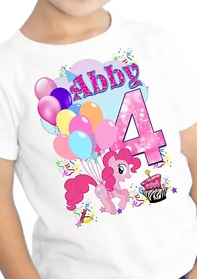 Pinkie Pie Birthday Shirt - My Little Pony Birthday Shirt - My Little Pony Shirt • $20.99
