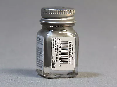 TESTORS PAINT FLAT STEEL ENAMEL 1/4oz JAR 7.4ml Plastic Model Car TES1180 NEW • $6.94