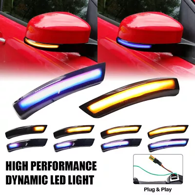 For Ford Mondeo Mk4 Focus Mk2 Mk3 Sequential LED Side Mirror Turn Signal Lights • $22.99