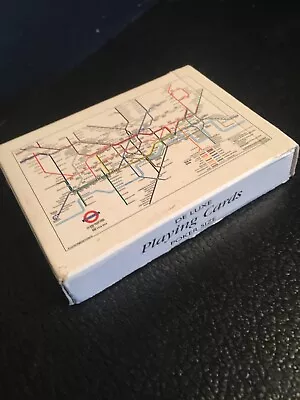 B18) Vintage London Underground Playing Cards Underground Subway Map England • £9.63