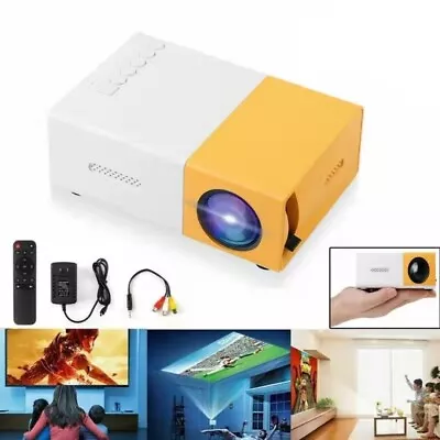 Mini Projector LED HD 1080P Home Cinema Portable Office Theater Movie Projector • $23.99
