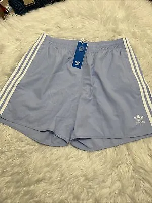 Adidas Sz S Classic Drawstring 3-Stripes Sprinter Shorts Originals IB9953 $45 • $33.90