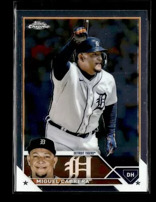 2023 Topps Chrome Miguel Cabrera Tigers 5 Card Lot #164 • $1.99