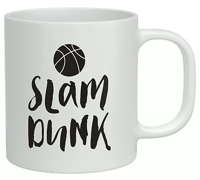 £8.99 • Buy Slam Dunk Basketball White 10oz Novelty Mug Hoop Sports Ball Birthday Gift
