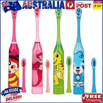 $8.29 • Buy Children Automatic Electric Toothbrush Ultrasonic Waterproof Tooth Brush AU