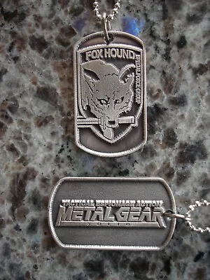 Metal Gear Solid Fox Hound Trailer & Chain / Pendant & Chain New/original Packaging • £25.65