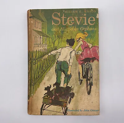 1964 Stevie And His Seven Orphans Vintage Hardcover By Miriam Mason • $8