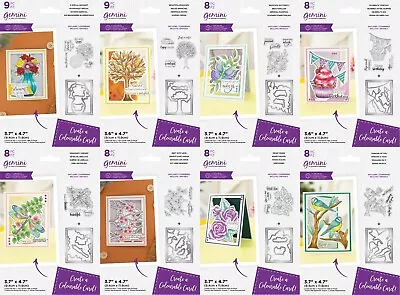 £10.99 • Buy Gemini - Colourable Create A Card - Stamp & Dies By Crafters Companion