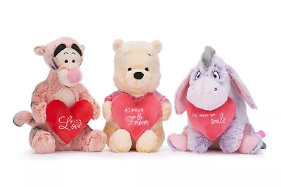 New Official 12  Disney Winnie The Pooh Sweethearts Pastel Plush Soft Toy • £18.99