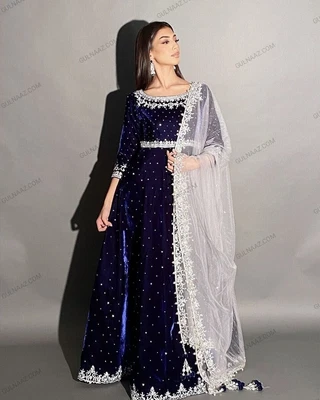 £55.19 • Buy Gown Salwar Kameez Suits Indian Women Ready Made Anarkali Ethnic Kurti Designer