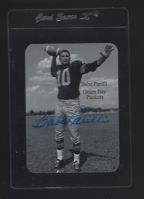 Babe Parilli Signed Auto Green Bay Packers Playing Football Card Autograph • $4.99