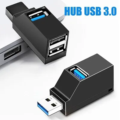 USB 3.0 Hub 3 Ports Mini Splitter High Speed Data Transfer For PC Laptop Macb • $3.38