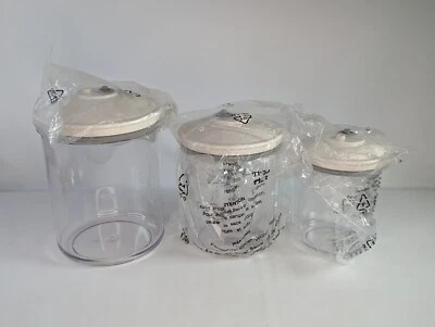 $39.99 • Buy FOODSAVER Snail Vacuum Canisters Container Jar KY-114, 124, 135 -25/50/80 Oz