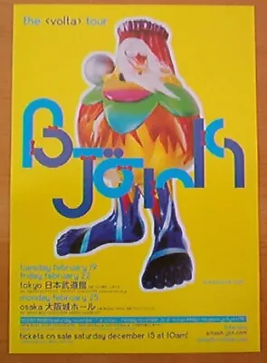 £14.95 • Buy BJORK Volta Tour 2008 ORIGINAL JAPANESE POSTER Size: 8x6 Inches