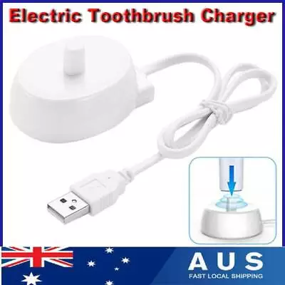 USB Plug Electric Toothbrush Charger Dock For Braun Oral B Charging Base AUS • $13.77