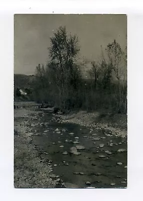 Postmark Livingston MT Park County RPPC Photo Postcard Rocky River House • $12