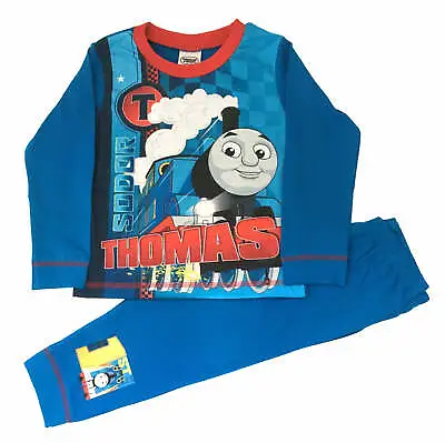 £5.67 • Buy Boys Thomas The Tank Engine Long Sleeve Pjs Pyjama Set Age 18 Months - 5 Years