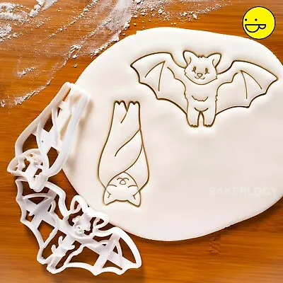 $15.96 • Buy 2 Cute Bat Cookie Cutters Halloween Party Baby Shower Fly Witchcraft Vampire
