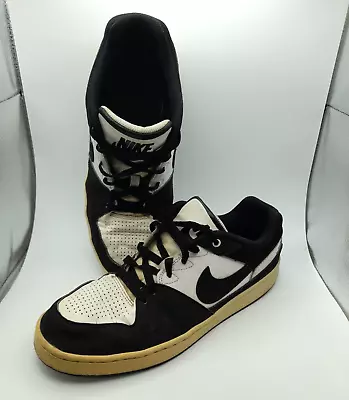 2014 Nike Priority Low Black & White 641894-101c Mens US 12 UK 11 Pre-Owned • $64.95