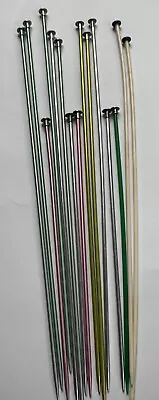 Vintage #5 Crochet Knitting Needles Susan Bates Boye Celluloid Lot Of 15 • $19.99