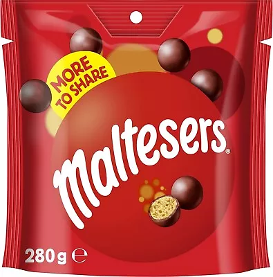 Maltesers Milk Chocolate Snack Share Bag 280g • $10.45