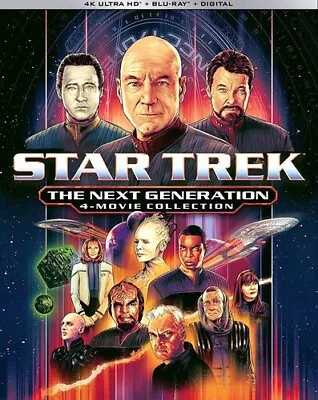 Star Trek: The Next Generation 4-Movie Collection [New 4K UHD Blu-ray] With Bl • $65.11