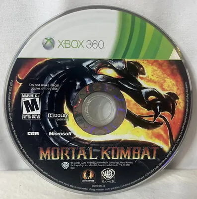 Mortal Kombat Xbox 360 Disc Only • $15