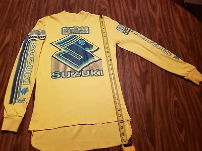 VINTAGE 1985 O’Neal Suzuki Motocross Jersey  Racing Size Medium • $100