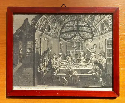 £58.99 • Buy Original Сopper Engraving Hoshanot D. Herrliberger, Zürich, 1739, After B.Picart