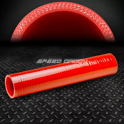 4-ply 2  Id 12  Long Turbo/air Intake/intercooler Piping Red Silicone Hose/pipe • $10.86