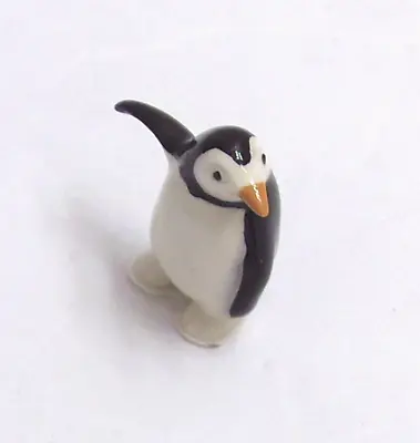 Hagen Renaker Penguin Miniature Figurine With Its Wing Up • $7