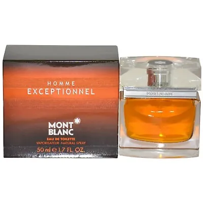 MONT BLANC Homme EXCEPTIONNEL 1.7oz EDT Spray For MEN Discontinued • $104.50